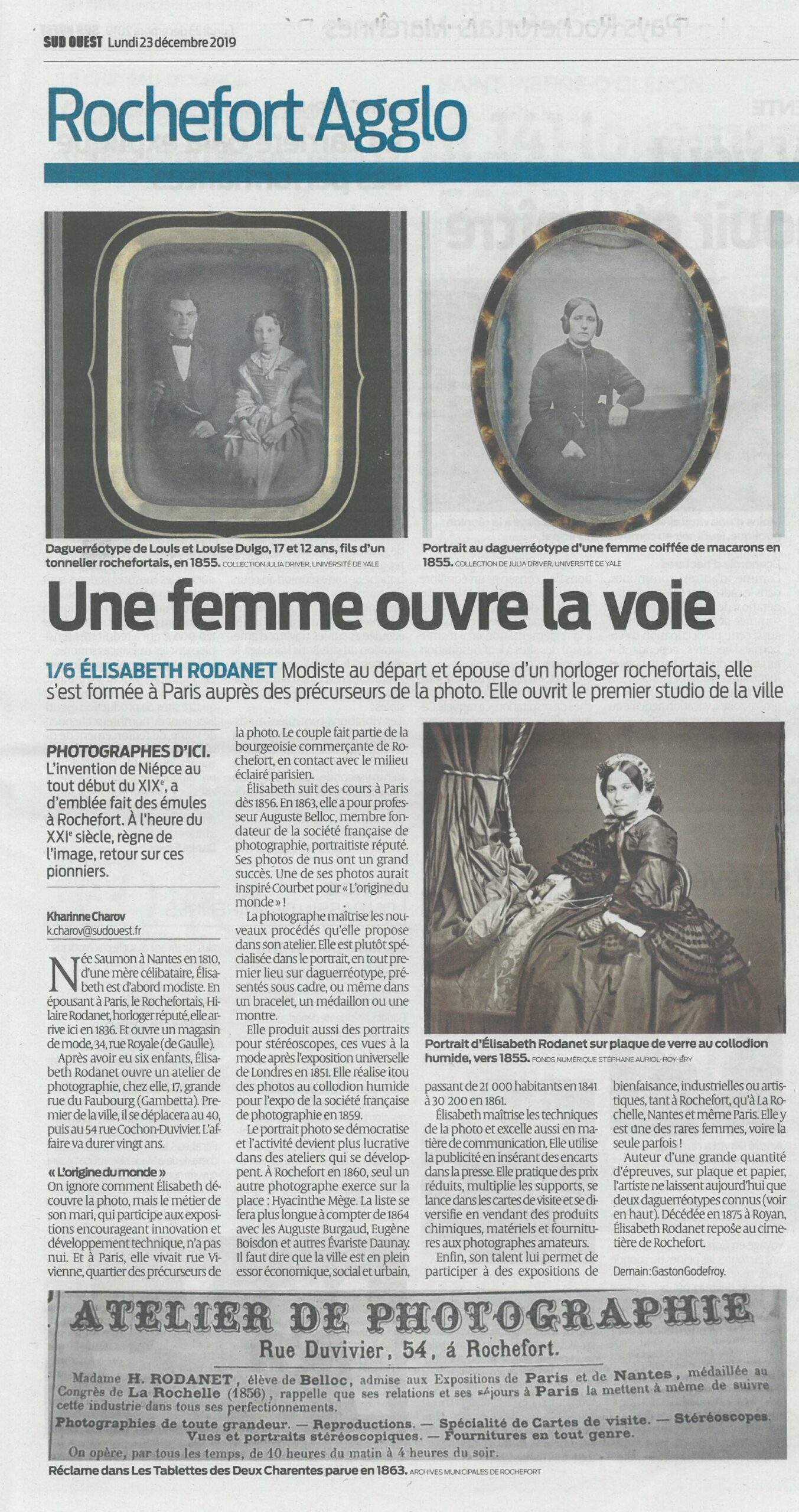 Elisabeth Rodanet Article