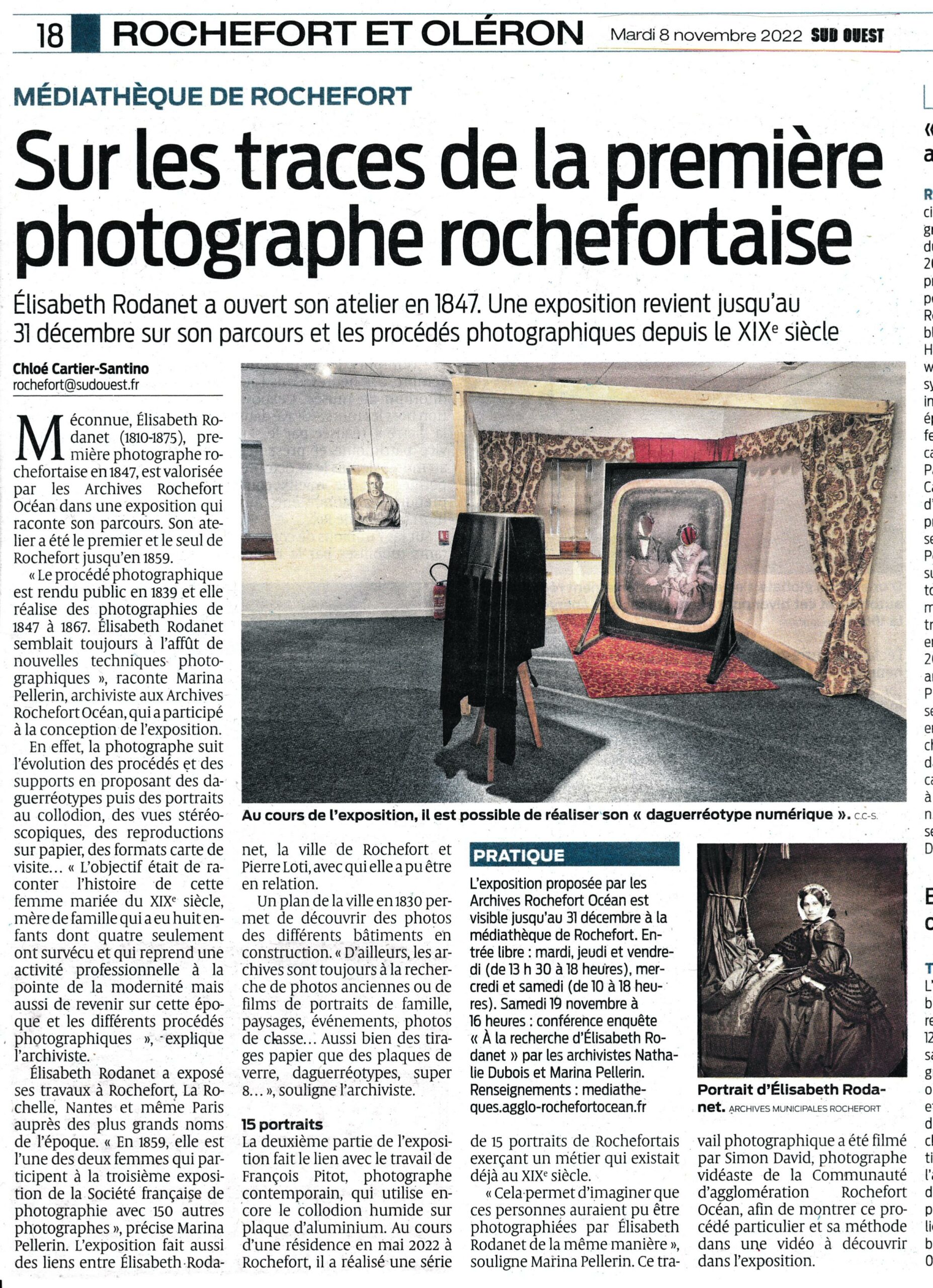 Sud Ouest 8 novembre 2022