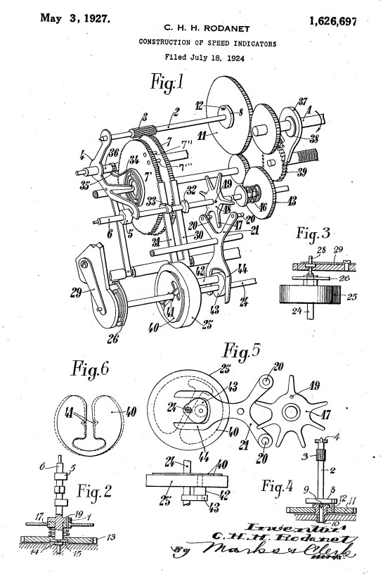 Indicateur de vitesse