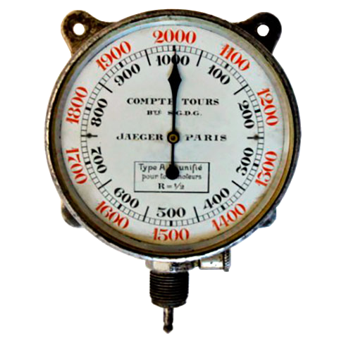 Un des tout premiers tachymètres
